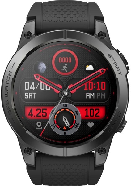 Stratos 3 Pro Black Akıllı Saat - Siyahı, Dayanıklı Gövde, Çoklu Spor Modları
