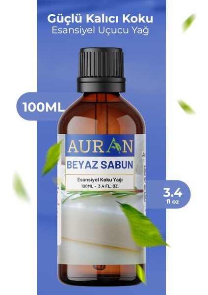 Beyaz Sabun Esansiyel Uçucu Koku Yağı Difüzör Esansı Buhurdanlık Yağı Aromaterapi Yağı 100ml