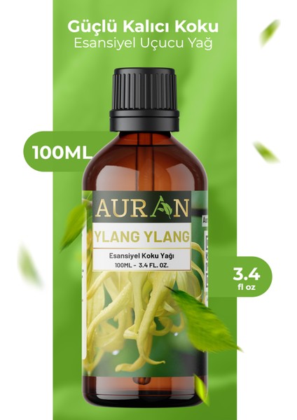 Ylang Ylang Esansiyel Uçucu Koku Yağı Difüzör Esansı Buhurdanlık Yağı Aromaterapi Yağı 100ml