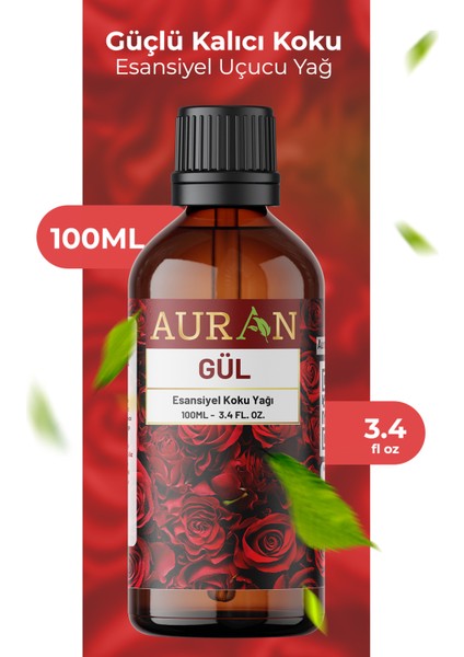 Gül Esansiyel Uçucu Koku Yağı Ortam Kokusu Doğal Yağ Sihirli Küre Hobi Esansı 100ml