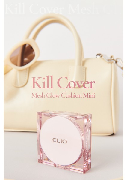 Yoğun Nem ve Işıltı Veren Cushion CLIO Kill Cover Mesh Glow Cushion Mini (2 Lingerie) SPF50+ PA++++ modelleri