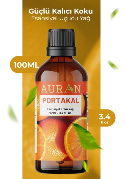 Portakal Esansiyel Uçucu Koku Yağı Ortam Kokusu Doğal Yağ Sihirli Küre Hobi Esansı 100ml
