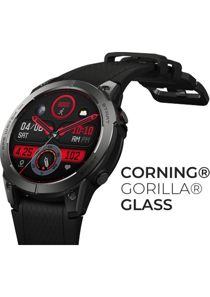 Stratos 3 - Abyss Black 1.43" AMOLED, 100+ Spor Modu, GPS Destekli Akıllı Saat indirimleri