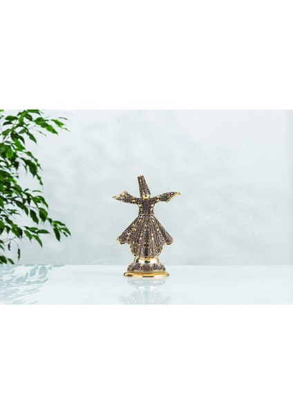 Tekno Trust Semazen Altın Küçük Boy (Boyut: 12X20 Cm) (Tescilli Marka)