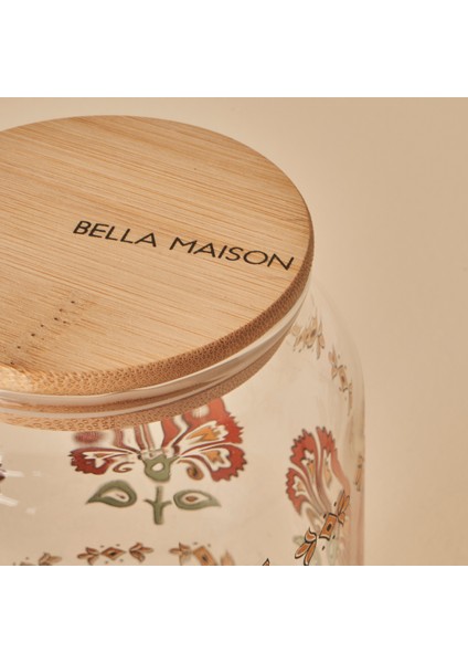 Bella Maison Indian Blossom Bambu Kapaklı Kavanoz Kiremit 970 Cc