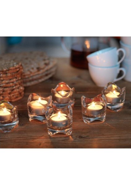 Glimma Tealight Mum Beyaz Beyaz Kokusuz 100 indirimleri