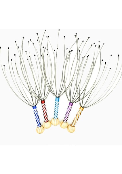 1 Adet Rastgele Kafa Tırmalama Masaj Pençeleri Ahtapot Kafa Masajı Saç Derisi Scratcher Masaj Pençe Küçük Artefakt Rölyef Kafa Stres Relax Araçları (Yurt Dışından)