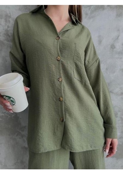 Pera Keten Gömlekli Ikili Set Takım 10277 modelleri