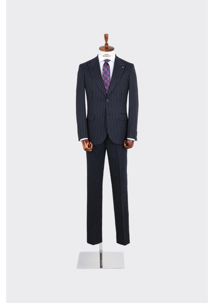 Kırlangıç Yaka Iki Düğmeli Erkek Takım ELBISE-KAX1330S fırsatları