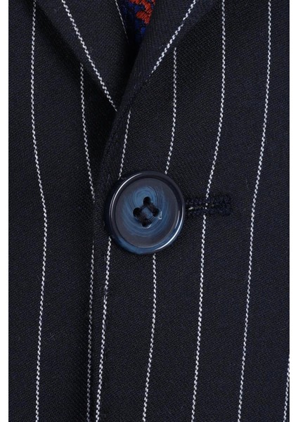 Kırlangıç Yaka Iki Düğmeli Erkek Takım ELBISE-KAX1330S indirimleri