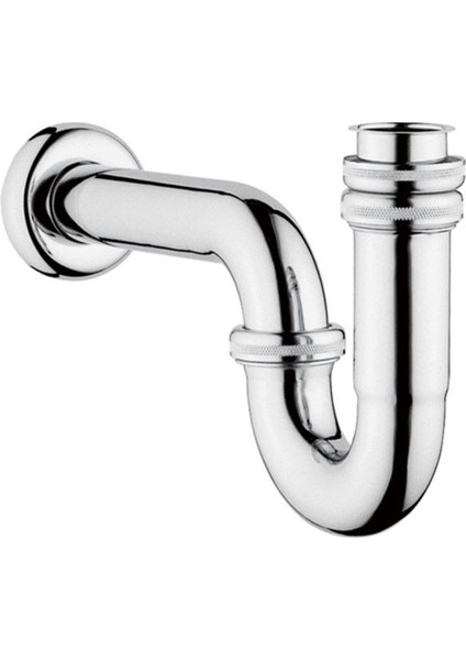 Lavabo-Eviye Sifon A45117 Alt Parça Universal P Tipi Krom