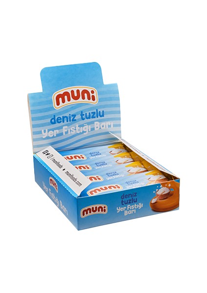 Deniz Tuzlu Yer Fıstığı Barı, 40 gr x 12 Adet