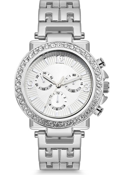 Bayan Gri Metal Kol Saati PS3720