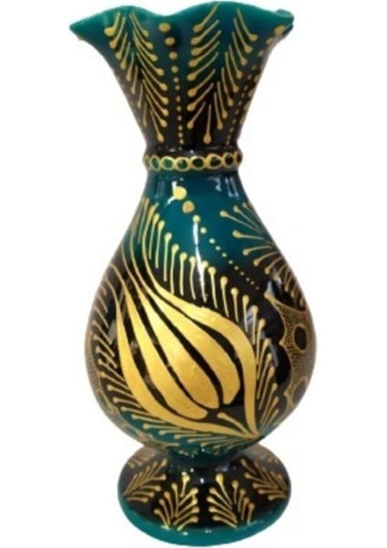 Tekno Trust 30 cm Çini Marul Desenli Vazo