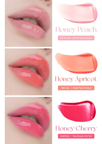 Yoğun Pigmentli ve Işıltılı Dudak Balmı CLIO Crystal Glam Balm (05 Honey Raspberry)