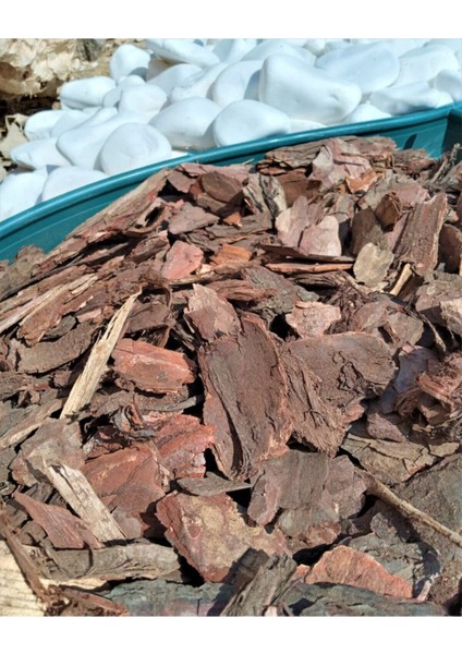 Tekno Trust Dekoratif Çam Kabuğu 100 Lt 5-10 cm Doğal Ağaç Kabuğu Doğal Çam Kabuğu Malçlama Peyzaj