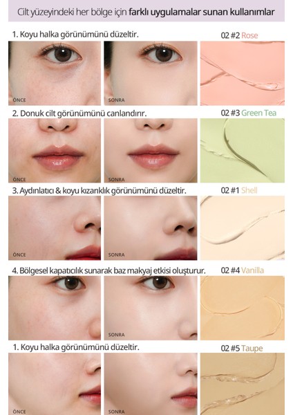 Kremsi Dokuya Sahip Concealer Paleti CLIO Kill Cover Founwear Conceal Palette (Delight)