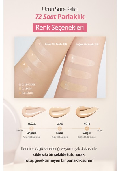 Kalıcı Kapatıcılık ve Yoğun Işıltı Sunan Fondöten Clio Kill Cover High-Glow Foundation (3 Linen)