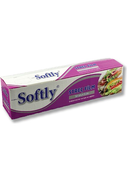 Softly Gıda Streç Filmi 100 Metre 8 Mikron - 5 Adet