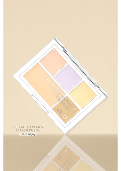 Kremsi Dokuya Sahip Concealer Paleti CLIO Kill Cover Founwear Conceal Palette (Pure Joy)