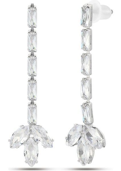 Gümüş Kaplama Taşlı Tasarım Takı Seti PS3609 modelleri