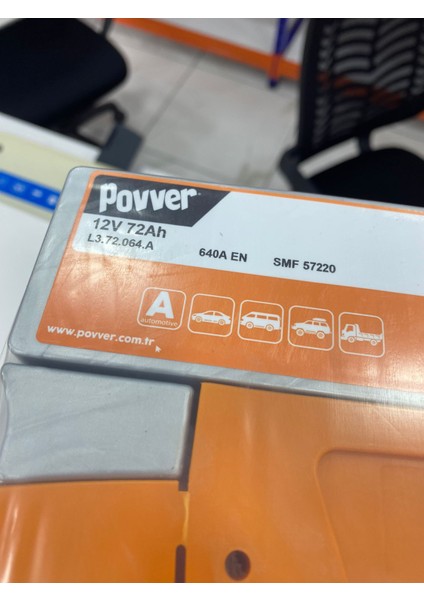 12V 72 Amper Sfb Akü (2024 Üretim)