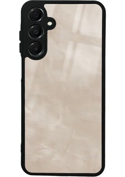 Samsung A16 Süt Kahvesi Mermer Tasarımlı Glossy Telefon Kılıfı