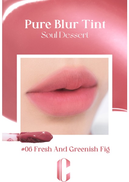 Blur Efekti Sunan Tint CLIO Pure Blur Tint (06 Fresh And Greenish Fig) (Soul Dessert)