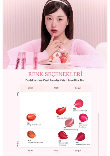 Blur Efekti Sunan Tint CLIO Pure Blur Tint (06 Fresh And Greenish Fig) (Soul Dessert)