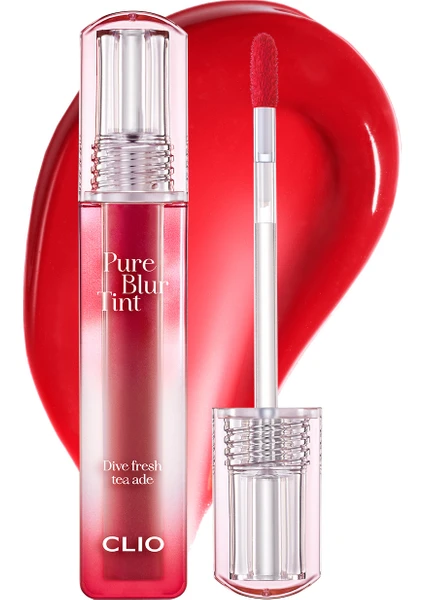 Blur Efekti Sunan Tint CLIO Pure Blur Tint (01 Apple With A Tint Of Red) (Dive Fruits Tea Ade)