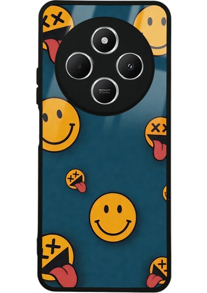 Xiaomi Redmi 14C Retro Emoji Tasarımlı Glossy Telefon Kılıfı