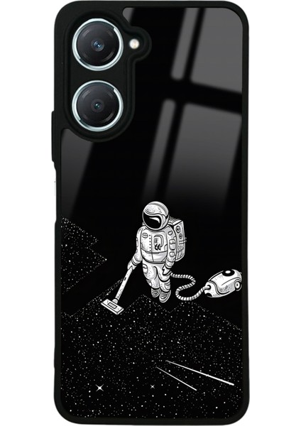 Vivo Y18 Astronot Tatiana Tasarımlı Glossy Telefon Kılıfı