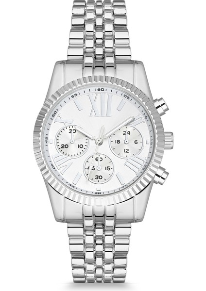 Bayan Gri Metal Kol Saati Kalpli Bileklik Kombin Set PS3647 fiyatları