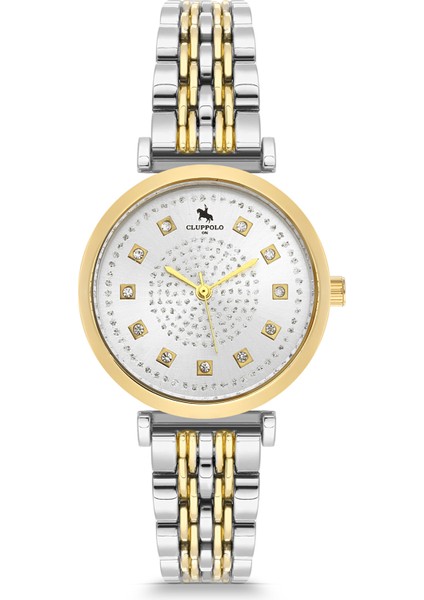 Bayan Çift Renk Metal Kol Saati PS3644