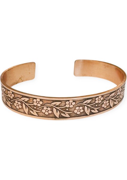 Lazer Motifli, Dualı Bakır Bileklik modelleri