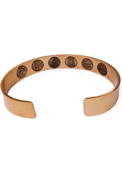Lazer Motifli, Dualı Bakır Bileklik indirimleri