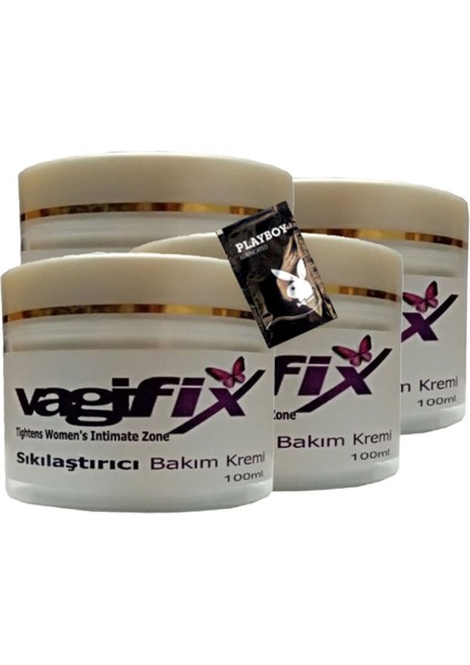 Vagifix 4x Adet 100 Ml Kadınlara Özel Wajına Pres Kremi Purebea22-2:0416 + 1 Adet Jel He.Diye