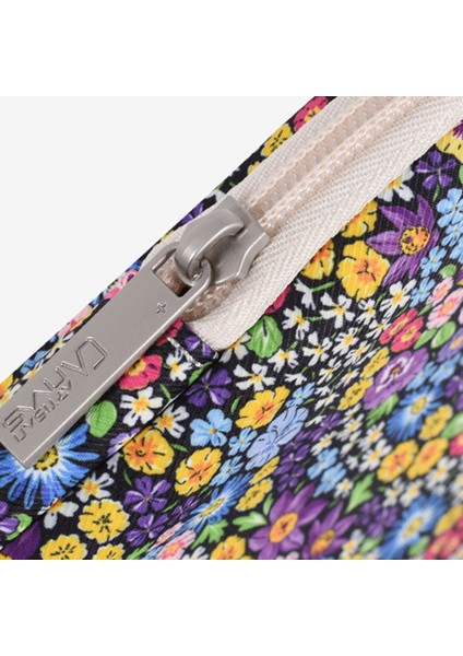 Canvasartısan H77-01 Çiçek Desenli Su Geçirmez Laptop Çantası Koruyucu Kılıf-14-Inç (Yurt Dışından)