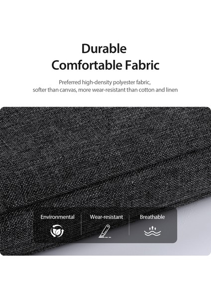 Dux Ducıs Lbtd Serisi 14-15.4 Inç Dizüstü Bilgisayar Çantası Su Geçirmez Polyester Dizüstü Bilgisayar Çantası-Siyah (Yurt Dışından)