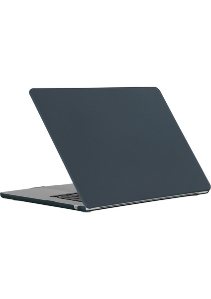 Macbook Air 15 INÇ(2023)M2 A2941/(2024)A3114 M3 Anti-Drop Dizüstü Bilgisayar Ince Kılıf-Siyah Için Darbeye Dayanıklı Mat Kılıf (Yurt Dışından)