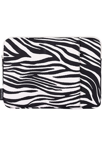 11 Inç Dizüstü Bilgisayar Kılıfı Için MacBook Hava Su Geçirmez Zebra Desen Uygun Taşıma Dizüstü Koruma Kapağı (Yurt Dışından)