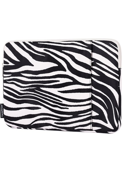 11 Inç Dizüstü Bilgisayar Kılıfı Için MacBook Hava Su Geçirmez Zebra Desen Uygun Taşıma Dizüstü Koruma Kapağı (Yurt Dışından)