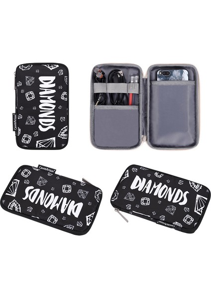 Canvasartısan H15-T0121 Elmas Desenli Laptop Çantası Fermuar Dizüstü Koruyucu Kılıf Depolama Kılıfı ile Küçük Çanta Için 11 Inç Dizüstü Bilgisayar (Yurt Dışından) fırsatları