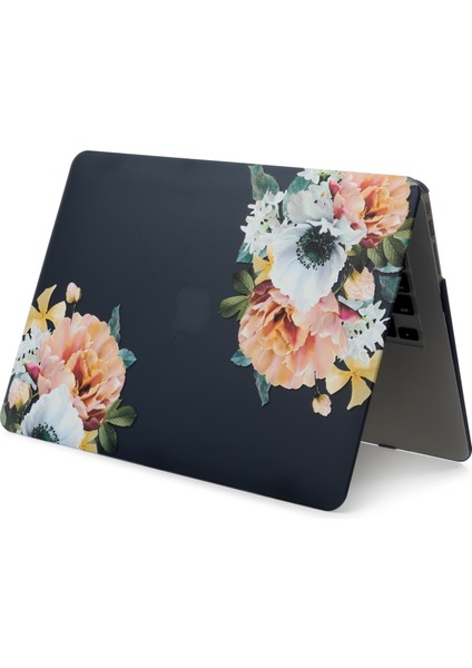 MacBook Pro 13 INÇ(2016)A1706/A1708/A1989/A2159/A2251/A2289/A2338-ÇIÇEK Desenli Için Desenli Buzlu Sert Plastik Kılıf (Yurt Dışından)