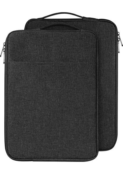 Dux Ducıs Lbdc Serisi 13-13.9 Inç Laptop Çantası Dikey Saplı Dizüstü Bilgisayar Çantası-Siyah (Yurt Dışından)