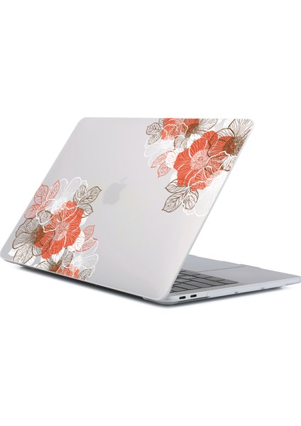 Macbook Air 15 INÇ(2023)A2941 M2 /(2024)A3114 M3 Kılıf Pc Şok Emici Desen Laptop KAPAK-DDC-218 (Yurt Dışından)