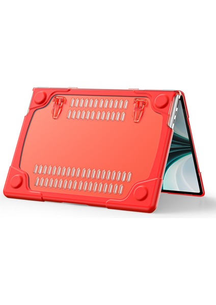 MacBook Air 13 Inç (2022) A2681 Koruyucu Kılıf Dizüstü Bilgisayar Anti-Scratch Kapak Standı-Kırmızı Için Laptop Çantası (Yurt Dışından)