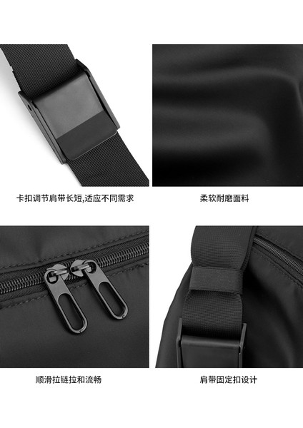 Erkek Omuz Çantası, Basit, Hafif, Su Geçirmez, Öğrenci Spor ve Eğlence Çantası, Büyük Kapasiteli Kadın Spor Seyahat Çapraz Çanta (Yurt Dışından) fırsatları