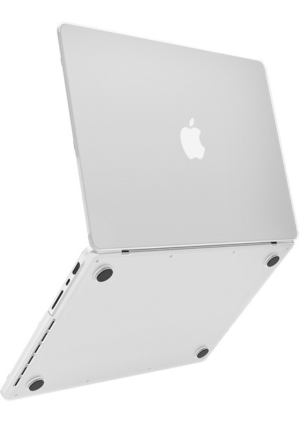 Benwıs Mp-Smc MacBook Air 13 INÇ(2022)A2681 Kılıf Dizüstü Bilgisayar Koruyucu Çizilmez Kapak-Şeffaf Beyaz (Yurt Dışından)