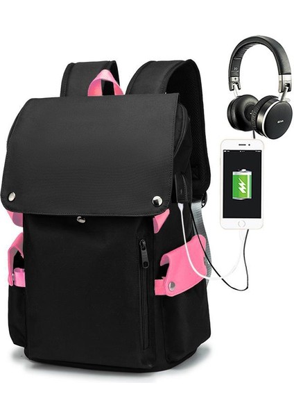 Erkek ve Kız Öğrenciler Için Hırsızlığa Karşı Yüksek Kapasiteli Kampüs Sırt Çantası (Yurt Dışından)